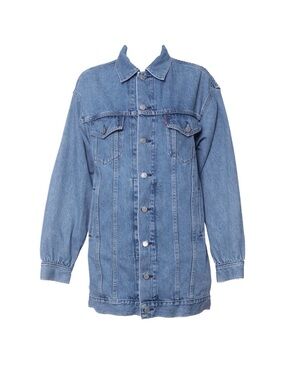 GANNI Levi's Medium Blue Denim Trucker Jacket